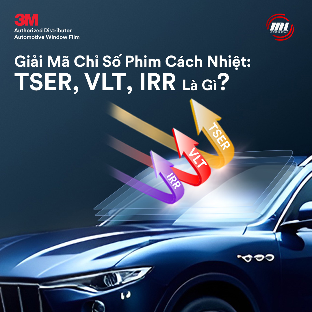 Giải Mã Chỉ Số Phim Cách Nhiệt: TSER, VLT, IRR Là Gì?