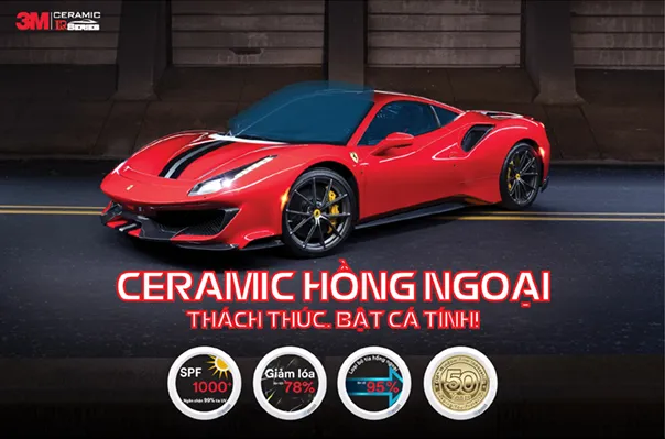 Phim cách nhiệt 3M Ceramic Hồng Ngoại