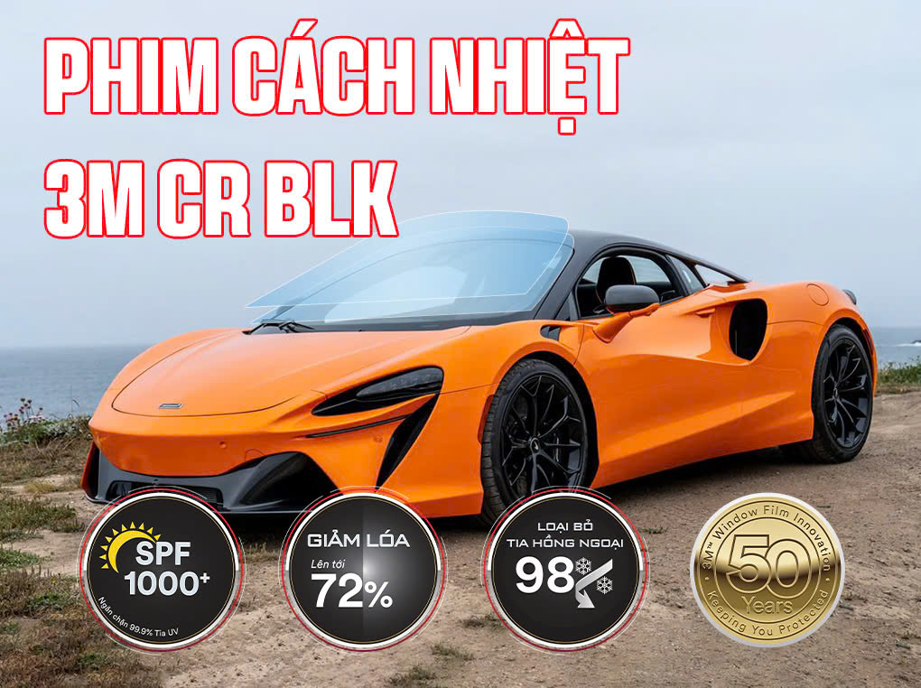 Phim Cách Nhiệt 3M CR BLK
