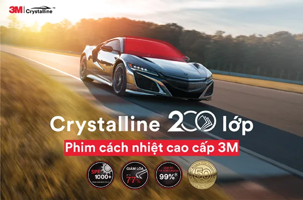 Phim cách nhiệt 3M Crystalline